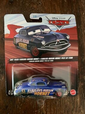 Disney Pixar Cars Dirt Track Fabulous Hudson Hornet Mattel Die-Cast 2021 NEW